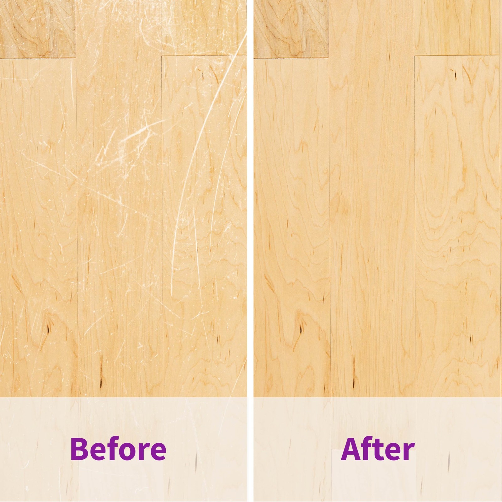 Wood Floor Restorer Fills Scratches Shine Protective Coating Surface Care 32 oz