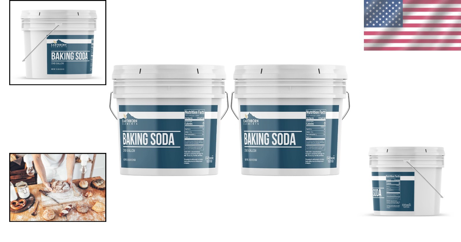 Bulk Baking Soda 2x 160oz – Quality Sodium Bicarbonate for All Your Needs