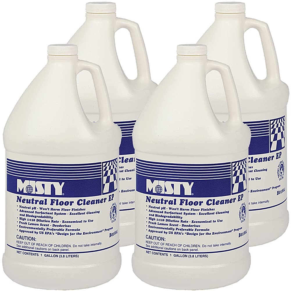 MISTY Optimax Neutral Floor Cleaner EP – 1 Gallon (Case of 4) 1033704 – Advanced