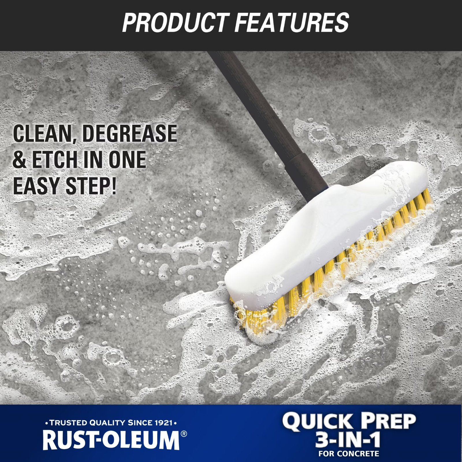 (2 pack) Rust-Oleum Quick Prep 3-in-1 Cleaner, Degreaser & Etch-362970, Gallon