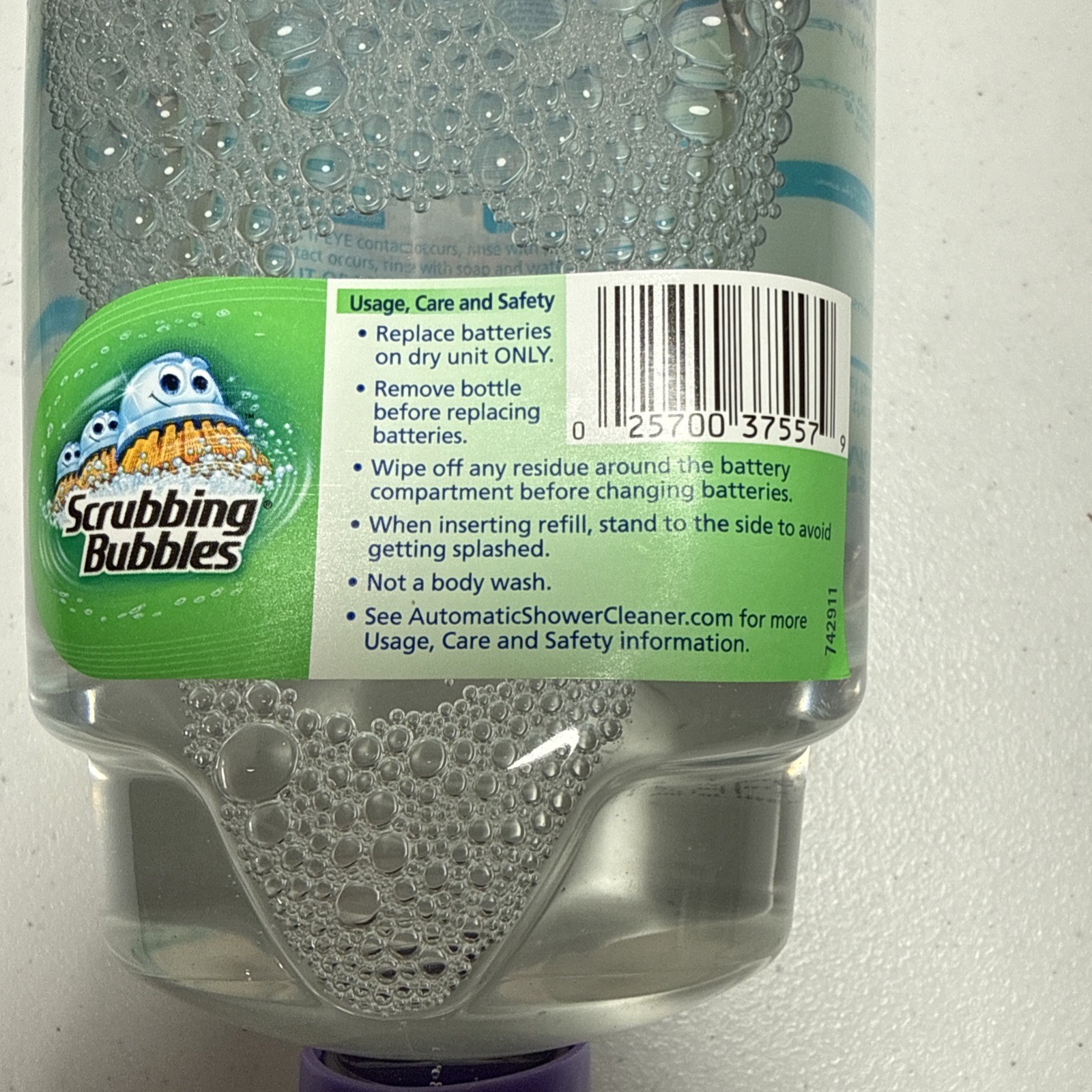 Scrubbing Bubbles Automatic Shower Cleaner Refill 34 oz Glade Refreshing Spa