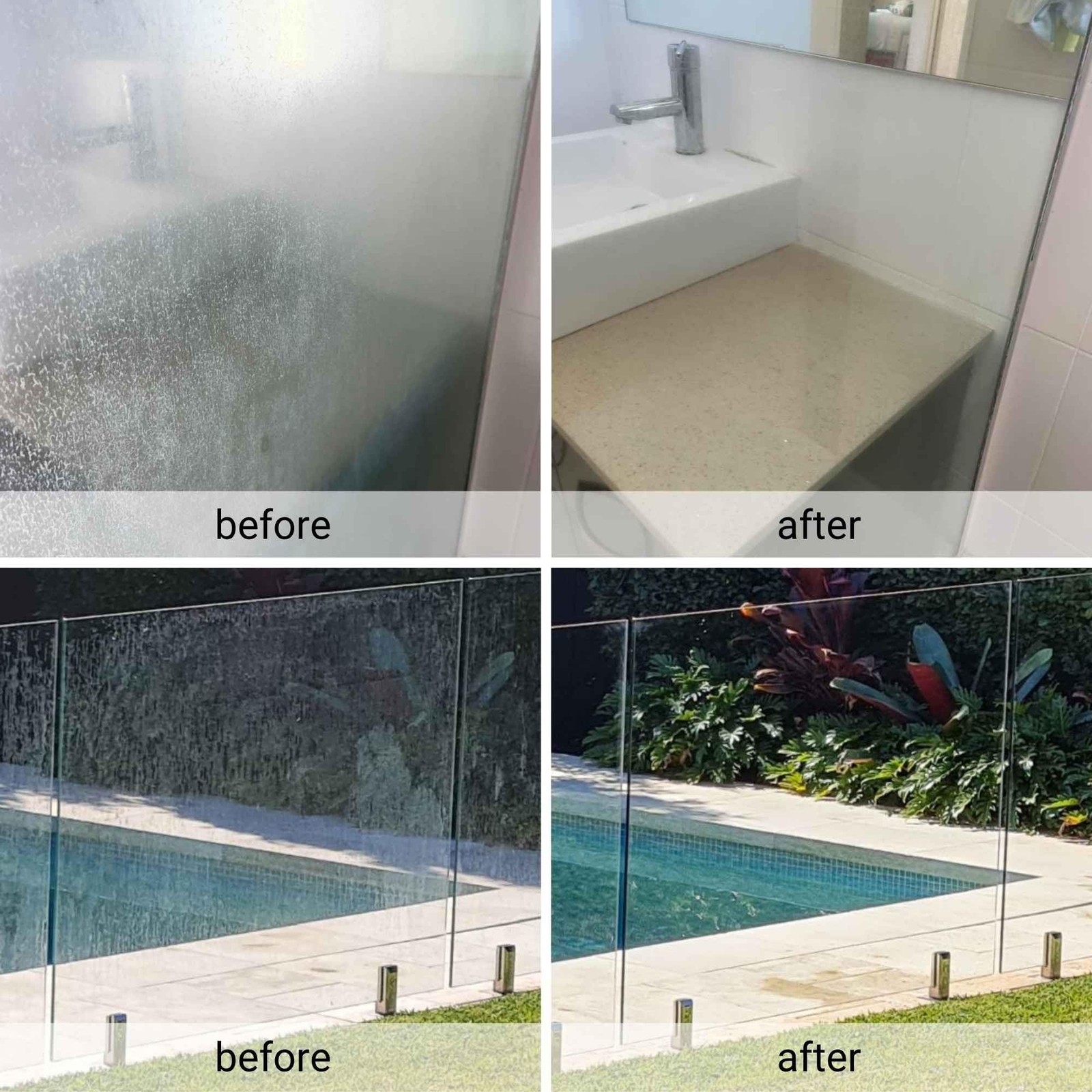Shower Door Glass Polish – Water Spot & Hard Water Stain Cleaner for Cloudy S…