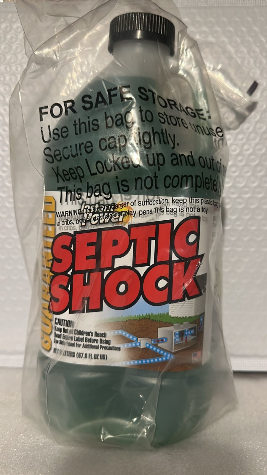 Instant Power Septic Shock – Septic Tank Treatment, Drain Cleaner Liquid Clog Re