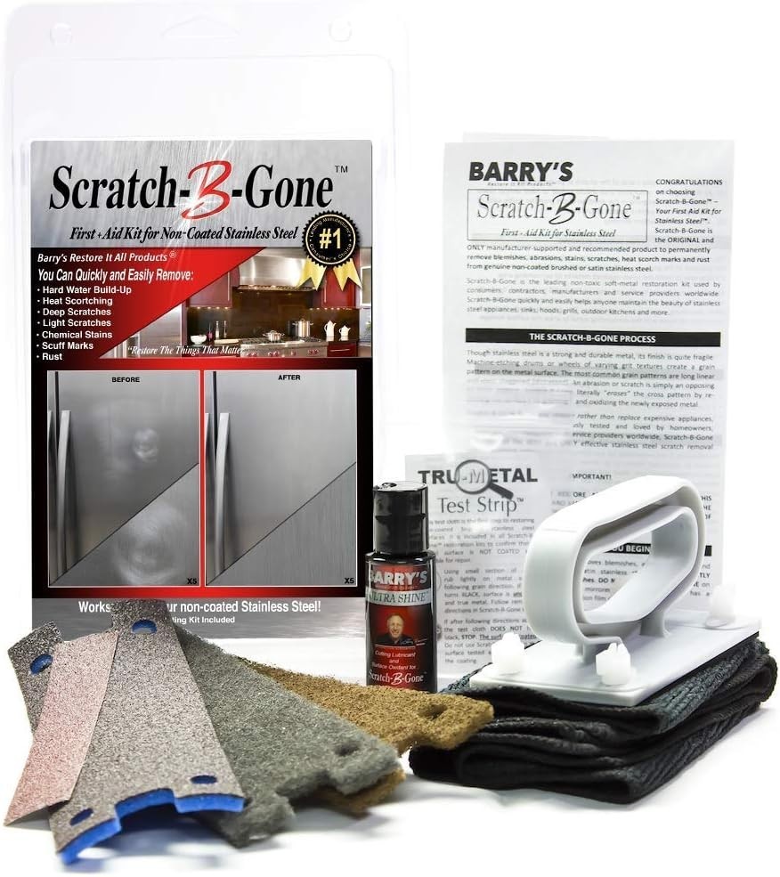 Scratch-B-Gone Homeowner Kit | The selling kit used to remove scratches, rust…