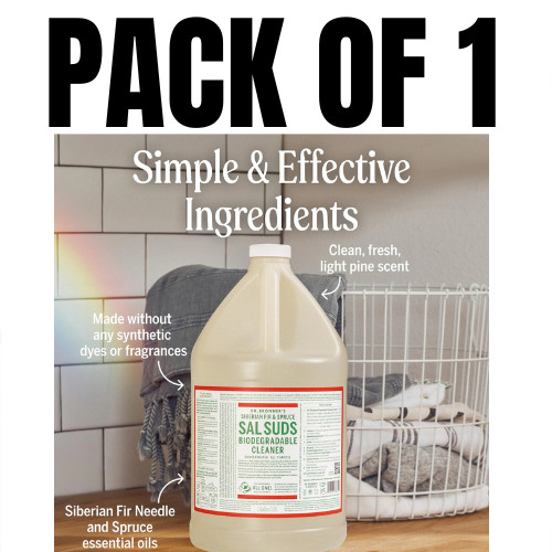Dr. Bronner’s – Sal Suds Biodegradable Cleaner (1 128 Fl Oz (Pack of 3)