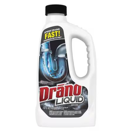 Drano 318593 Liquid Clog Remover, Bleach, Pk12