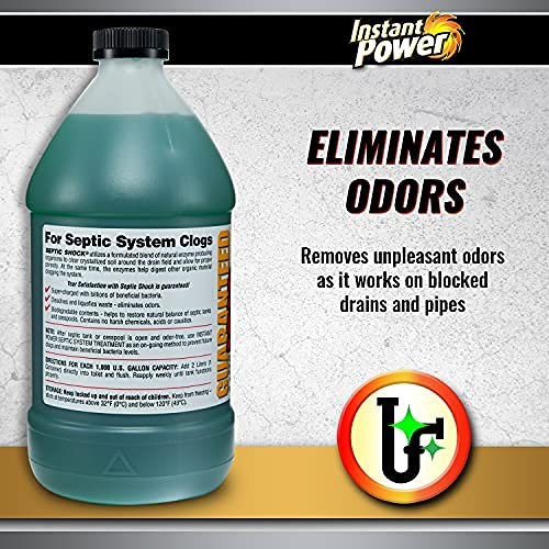 Instant Power Septic Shock – Tank Treatment, Drain 6 Pack, No color