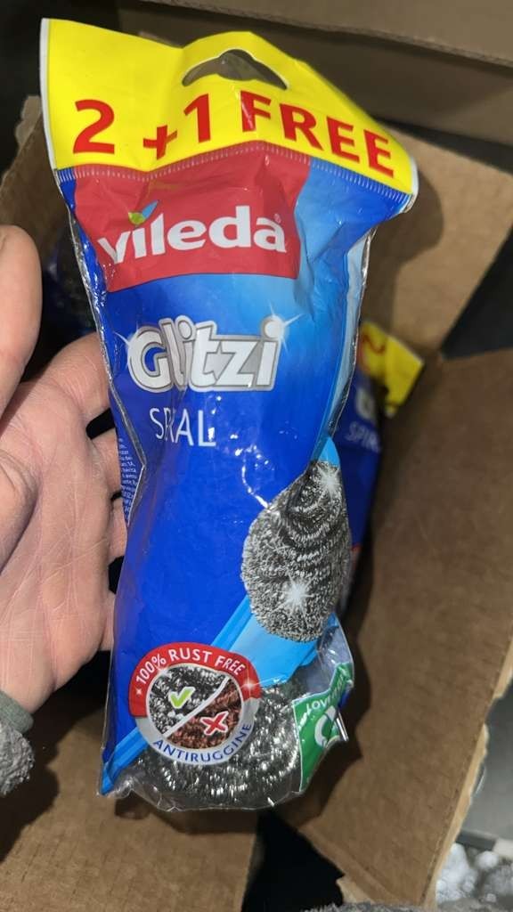 Vileda Spiral Scourers – PACK OF 6