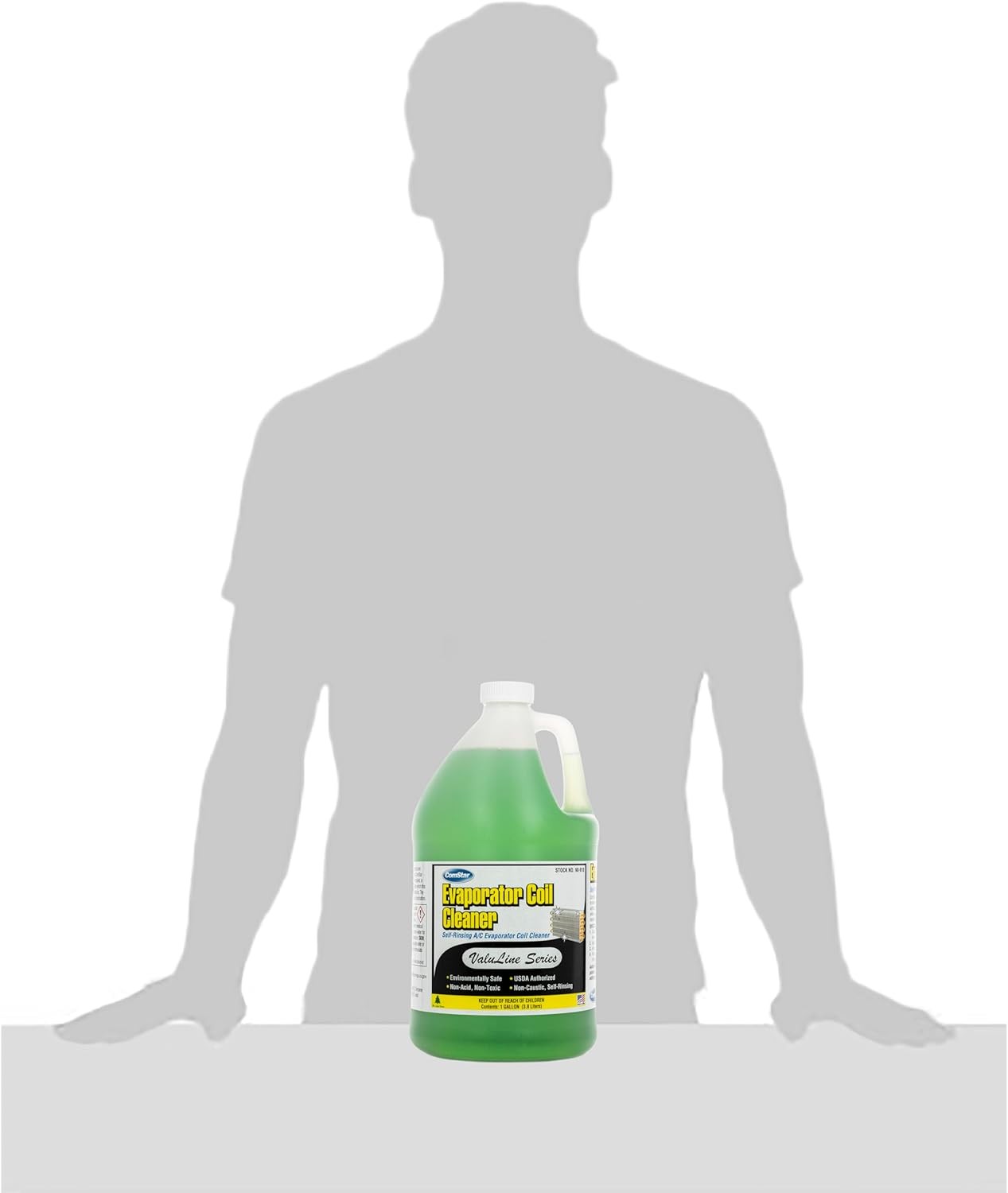 ComStar Valuline Condenser Coil Cleaner 1 Gal Heavy Duty Acid Brightener