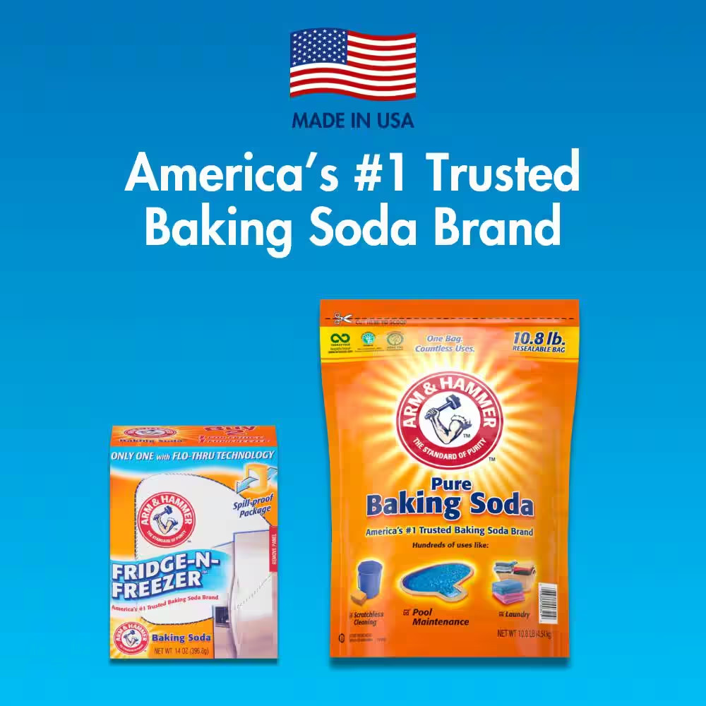 Arm & Hammer Fridge-N-Freezer Baking Soda, 14 Oz. – Pack of 6