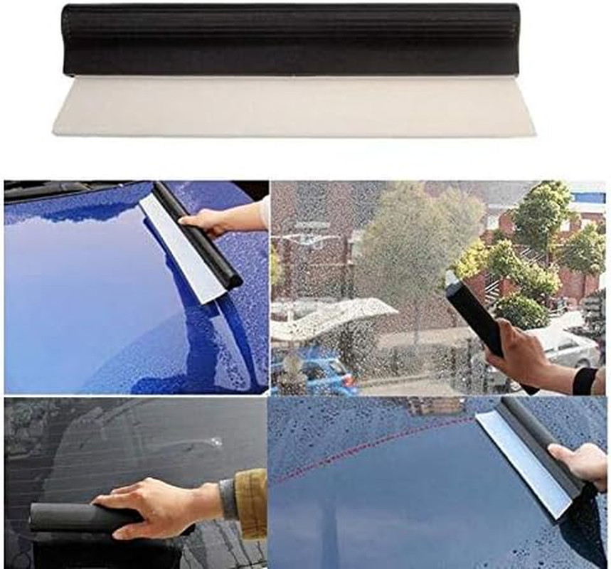 10″ Silicone Squeegee – Quick Dry Water Blade for Car & Shower