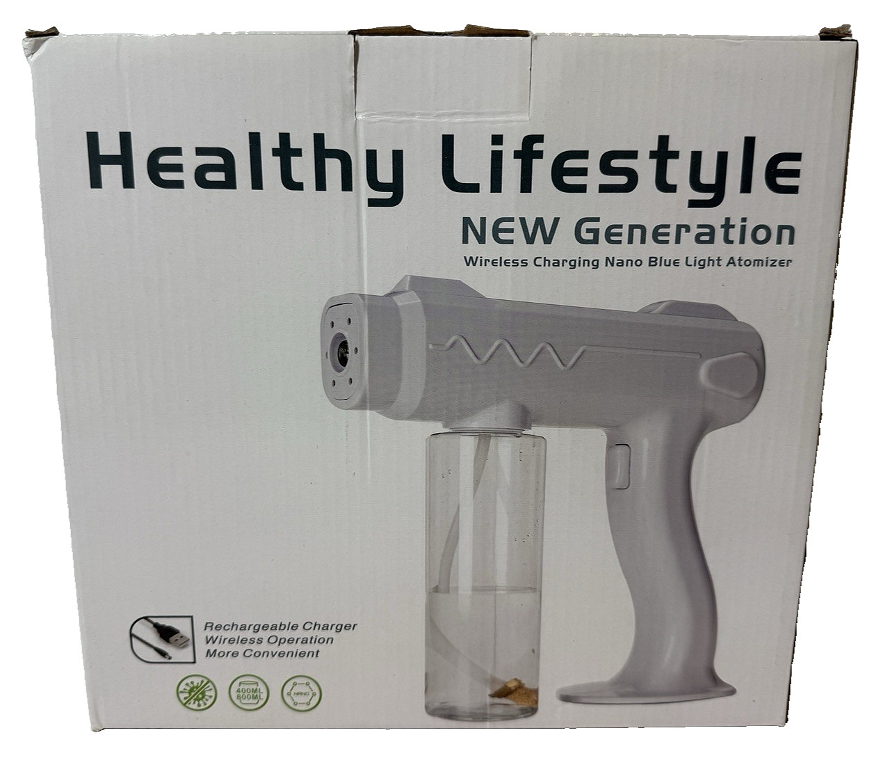 Nano Blue Light Atomizer New Generation Healthy Lifestyle Wireless Operation NEW