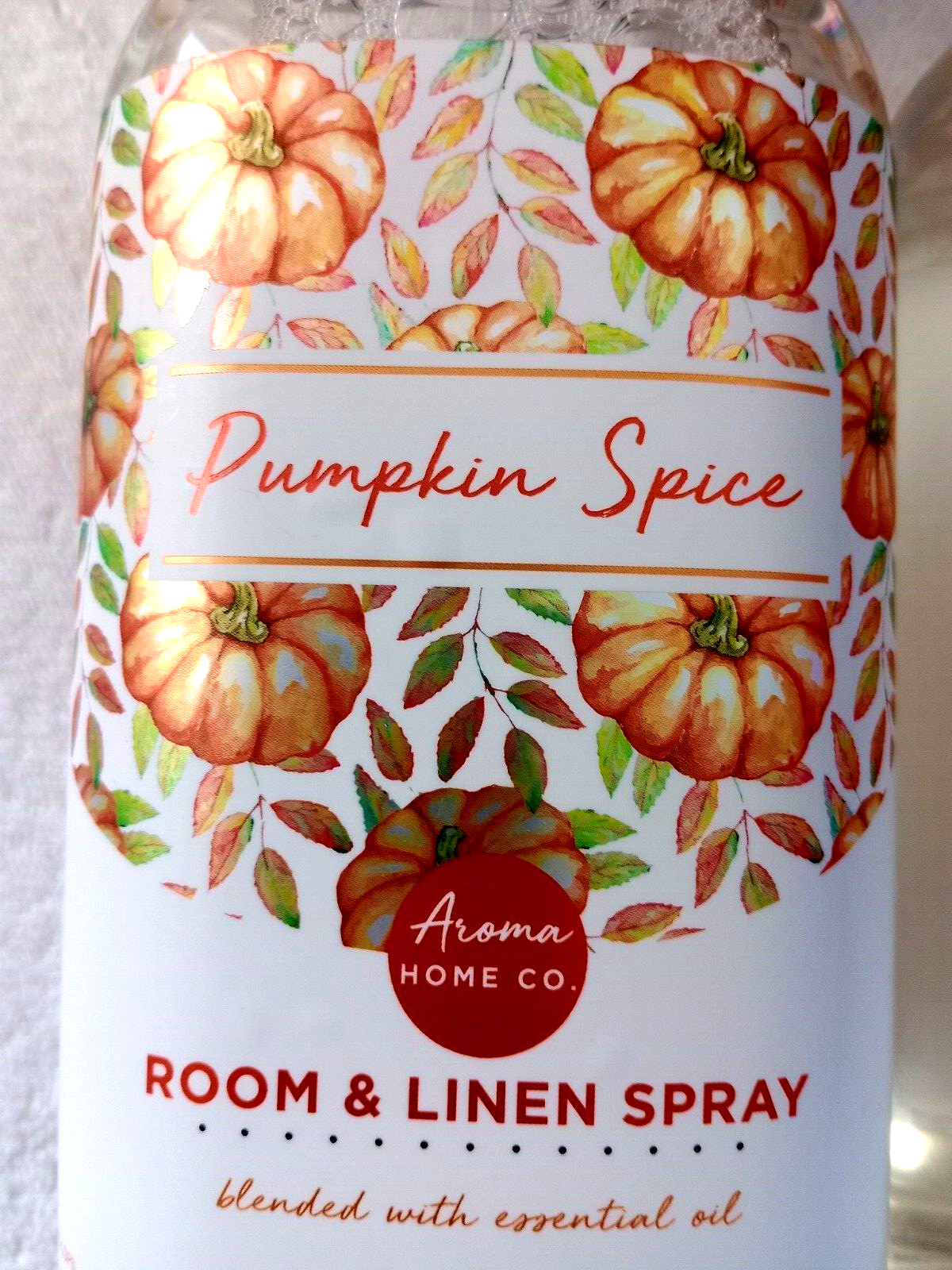 2- LOT Home & Body Co PUMPKIN SPICE Room Linen Spray & Hand Soap 28 oz ea.