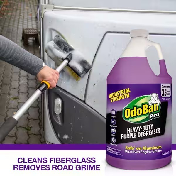 OdoBan 1 Gal. Heavy-Duty Purple Degreaser, Concentrated Cleaner and Degreaser,