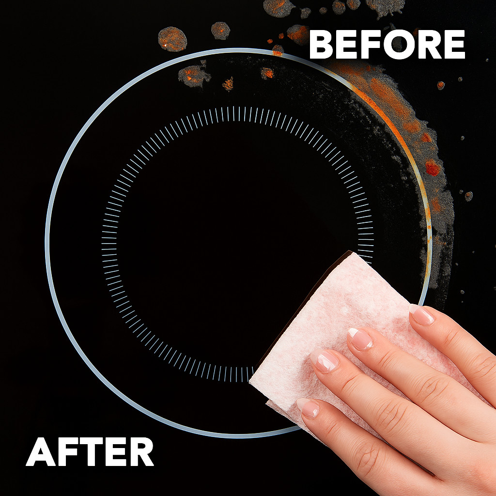 WEIMAN Cook Top & Microwave Wipes 30 Count – Clean Scrub Shine Protect