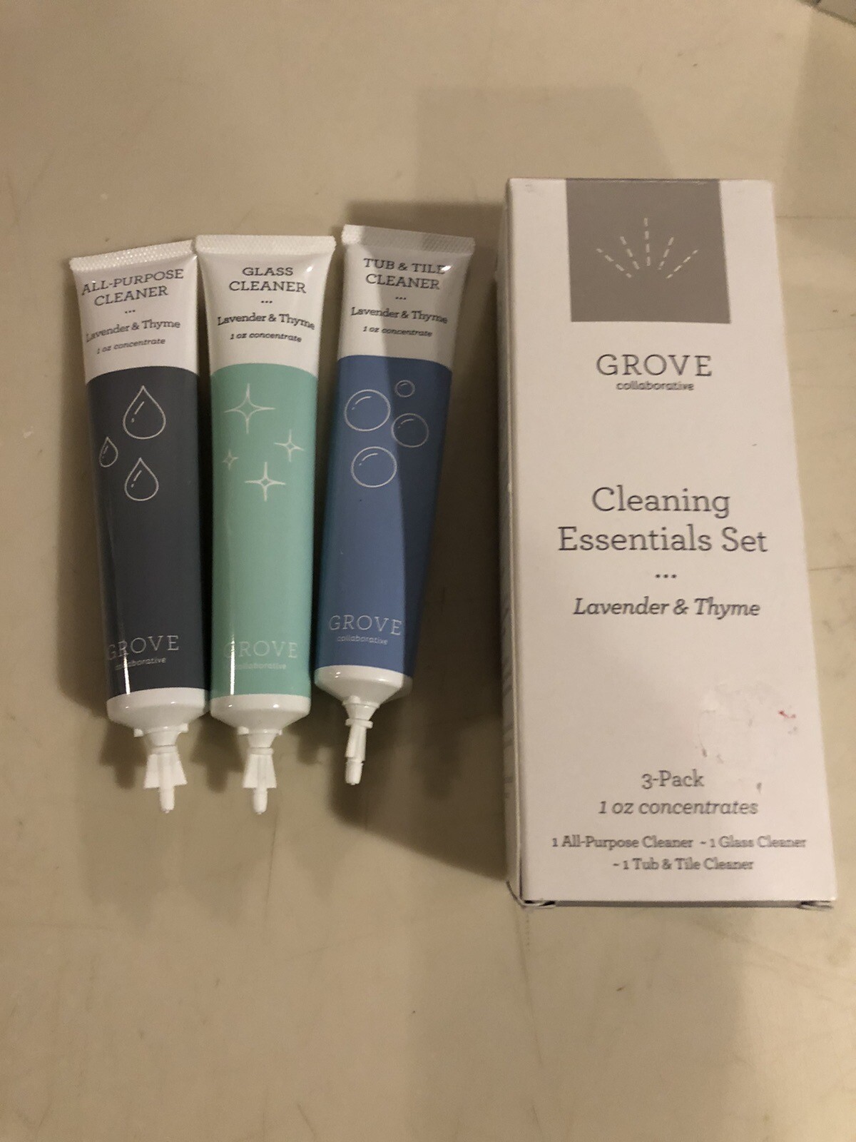 Grove Co Tub and Tile, Glass, All Purpose Cleaner Concentrate Lavender Non Toxic