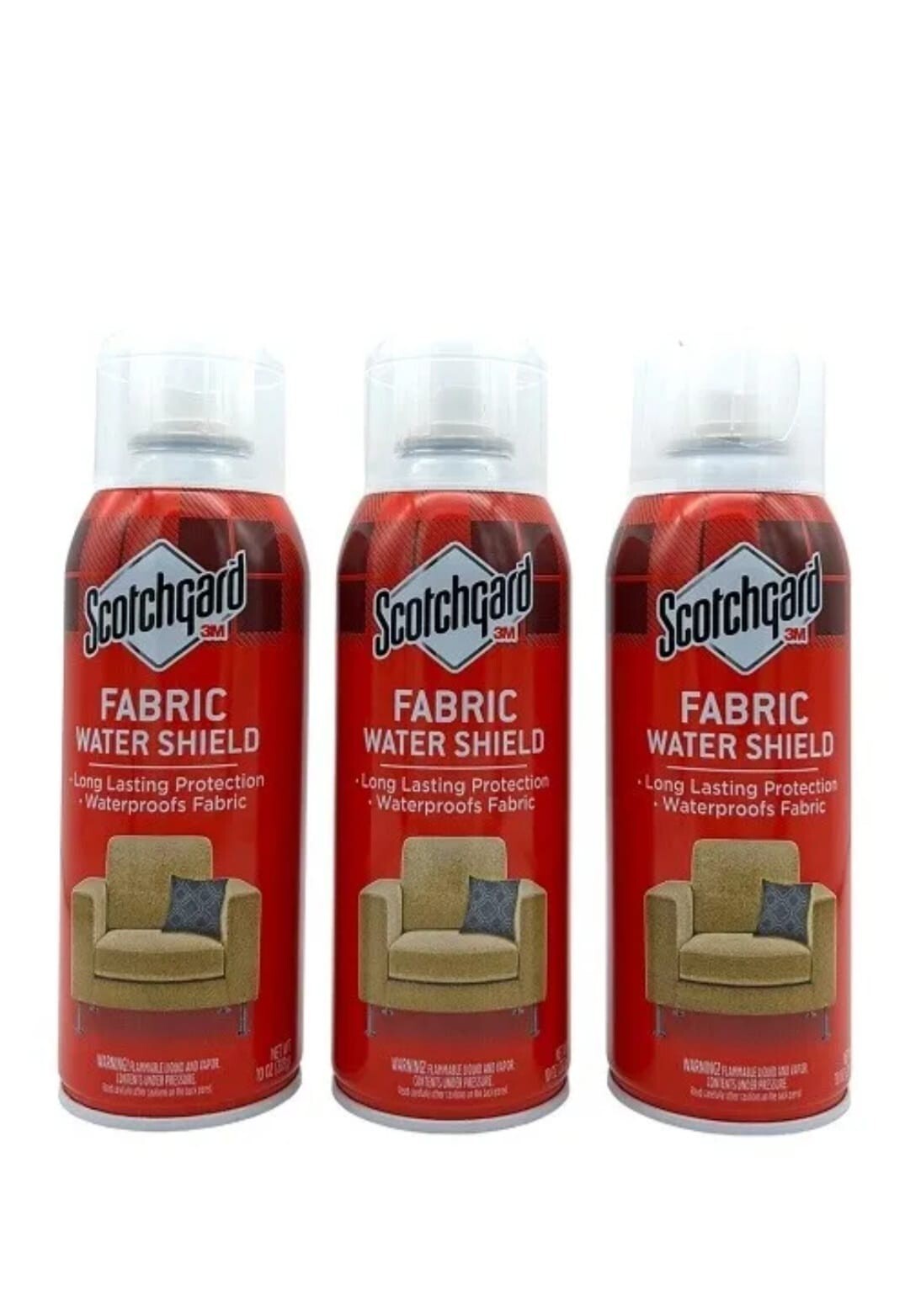 Scotchgard Fabric Clothes Upholstery Water Shield Waterproof Protector 10 oz (3
