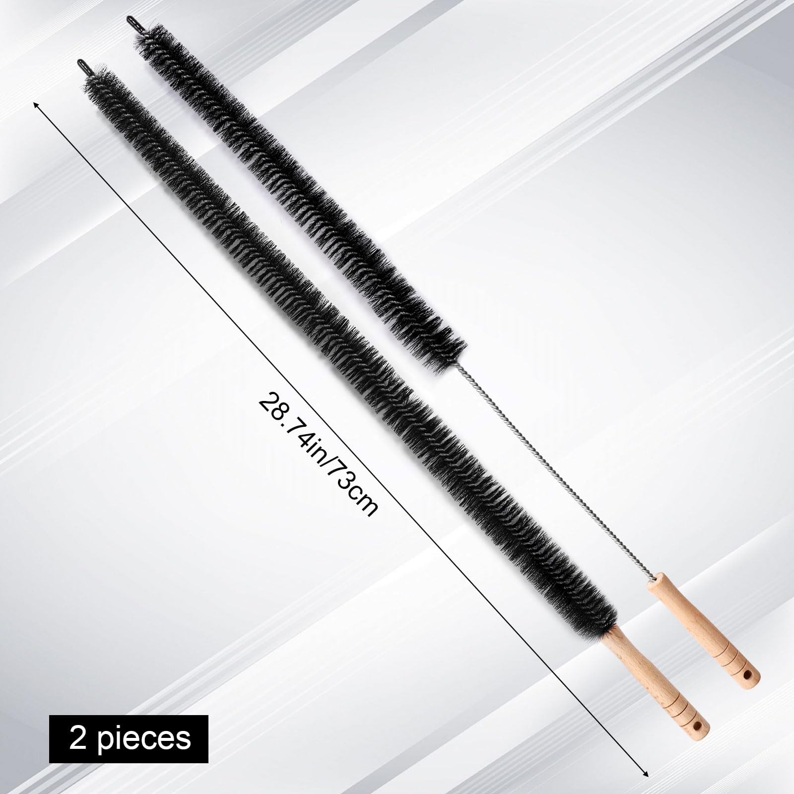 2pcs Bendable Radiator Brush, Include 1pcs Long Brush Head Radiator Dusters a…