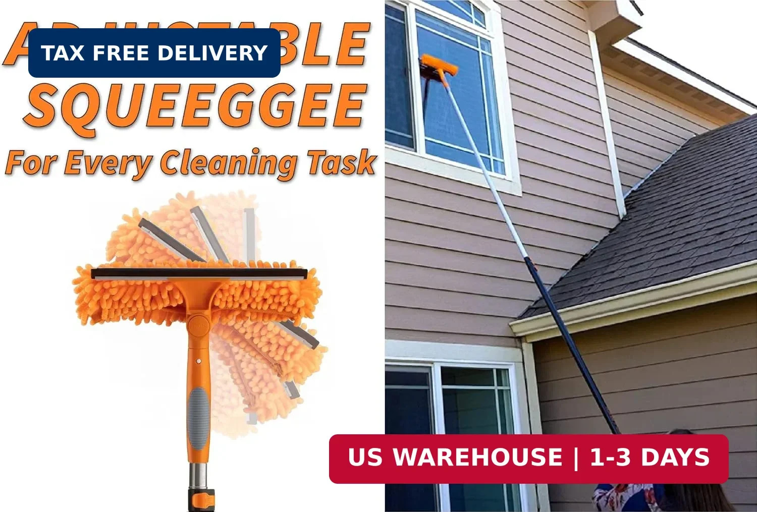 36 Foot High Reach Duster Kit with 5-30 ft Extension Pole // High Ceiling Dustin