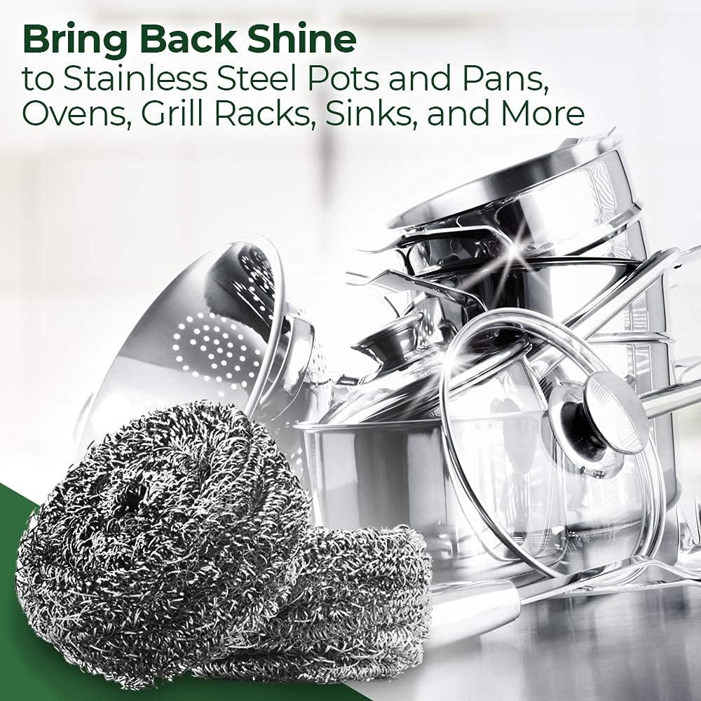 Stainless Steel Kitchen Scouring Cleaners (2 Cleaners Included)