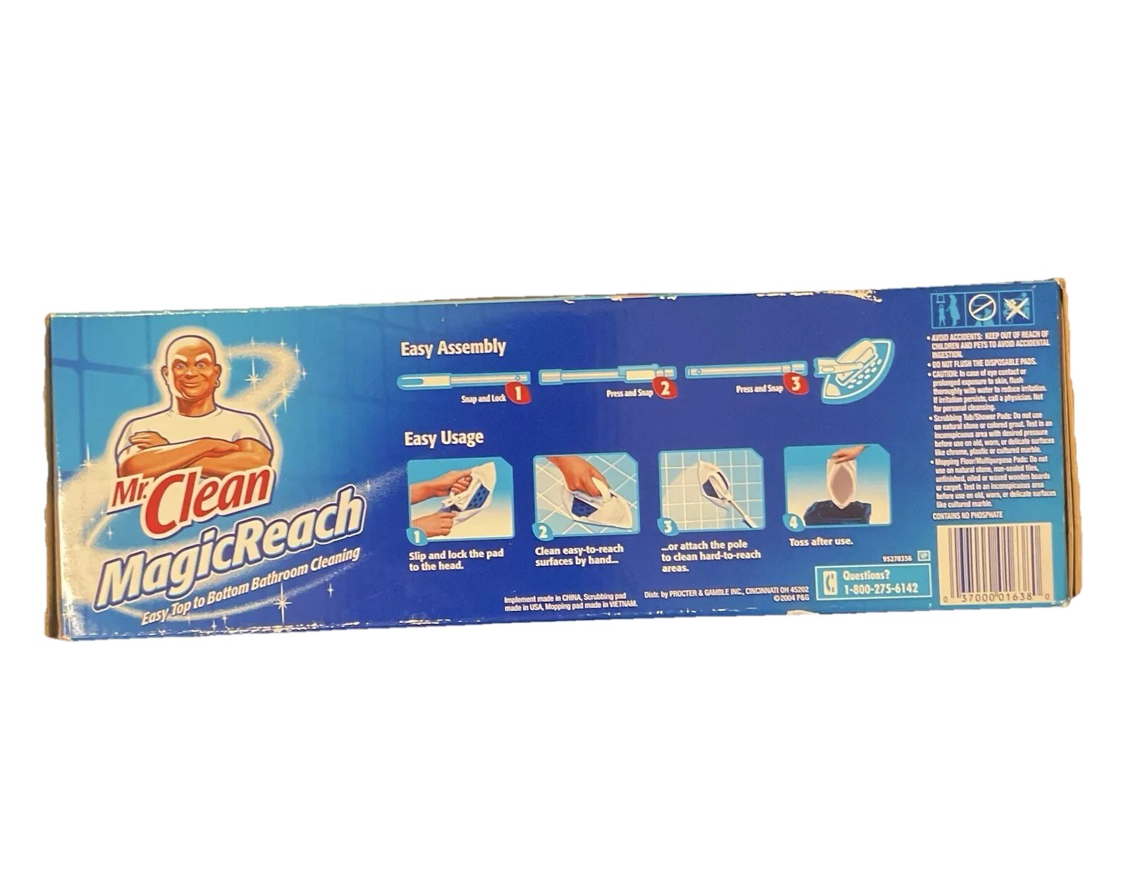 MR. CLEAN MAGIC REACH BATHROOM CLEANER STARTER KIT DISCONTINUED NEW OPEN BOX