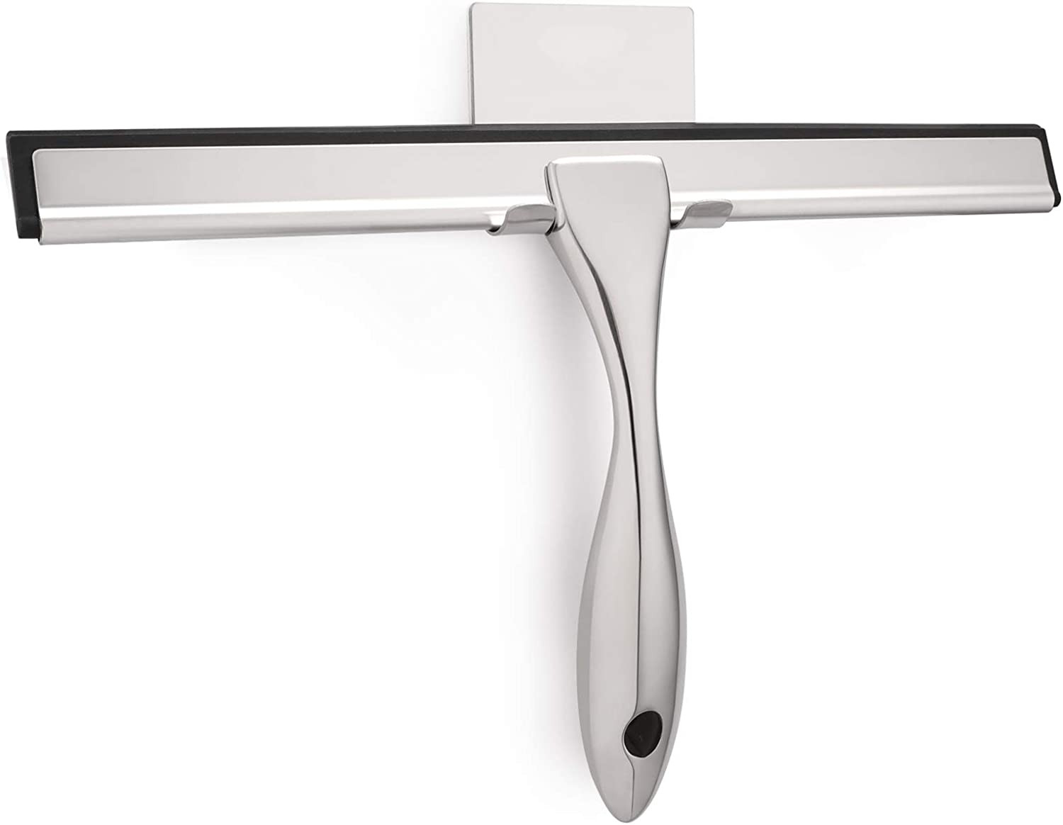 HIWARE All-Purpose Shower Squeegee Shower Doors Cars Stainless Steel12 inches