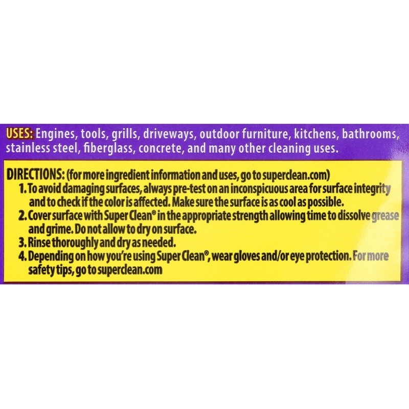 Industrial Strength Biodegradable Cleaner Degreaser Home Automotive Use 128oz