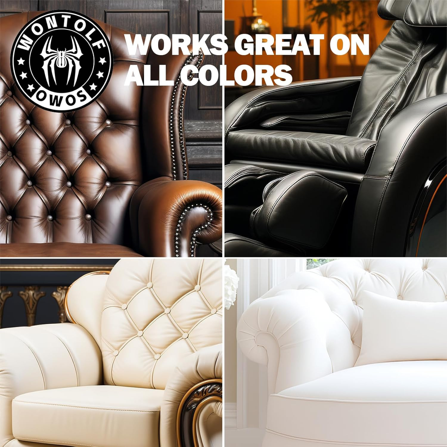 Leather Cleaner and Conditioner Non-Toxic Gentle Total Interior Cleaner Car Wash