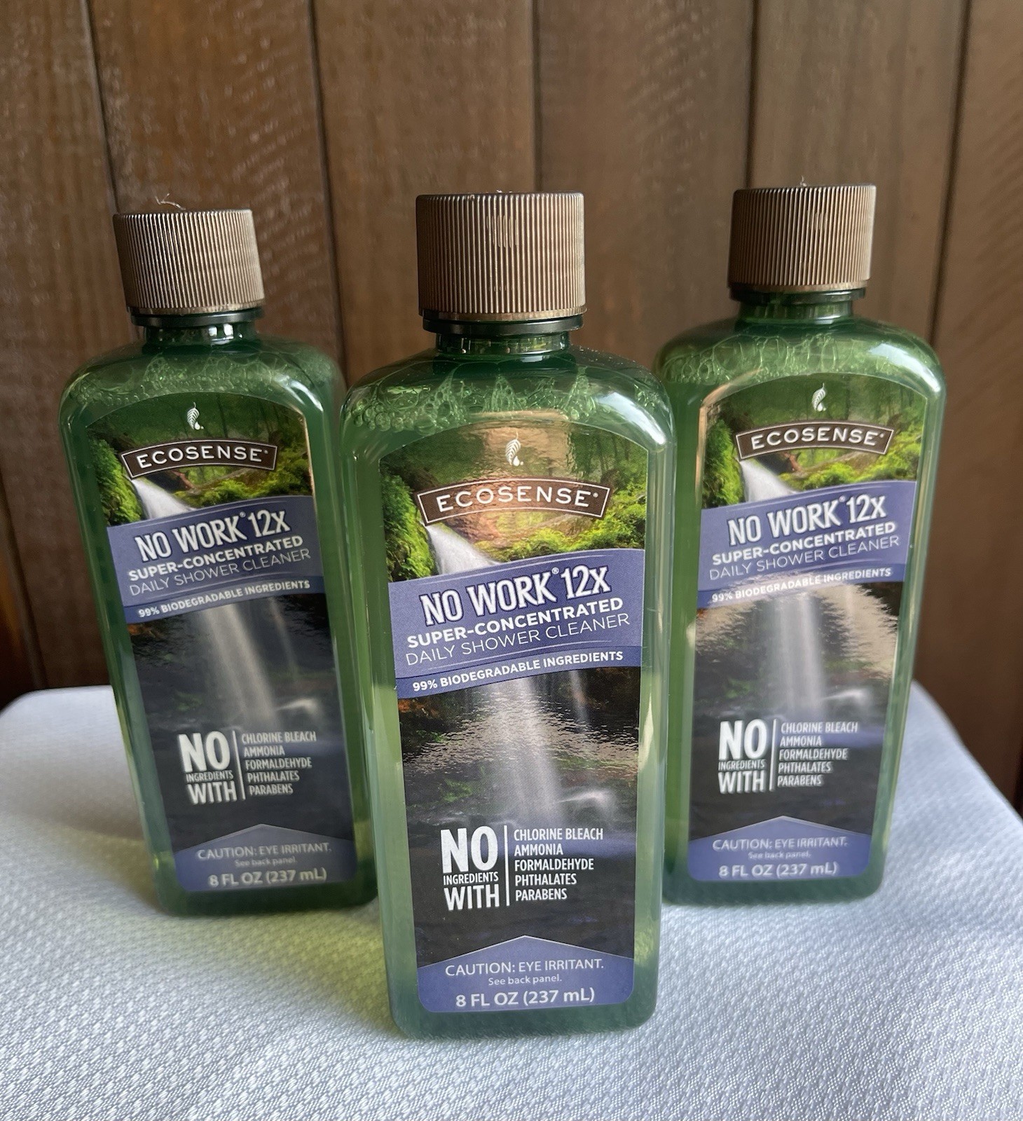 Melaleuca Ecosense No Work 12X Daily Shower Cleaner 8 oz Concentrate – 3 Bottles