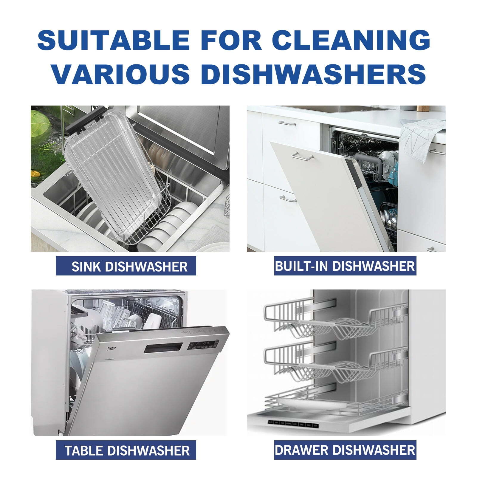 36 Pack Dishwasher Cleaner Deodorizer Tablets Deep Cleaning Descaler