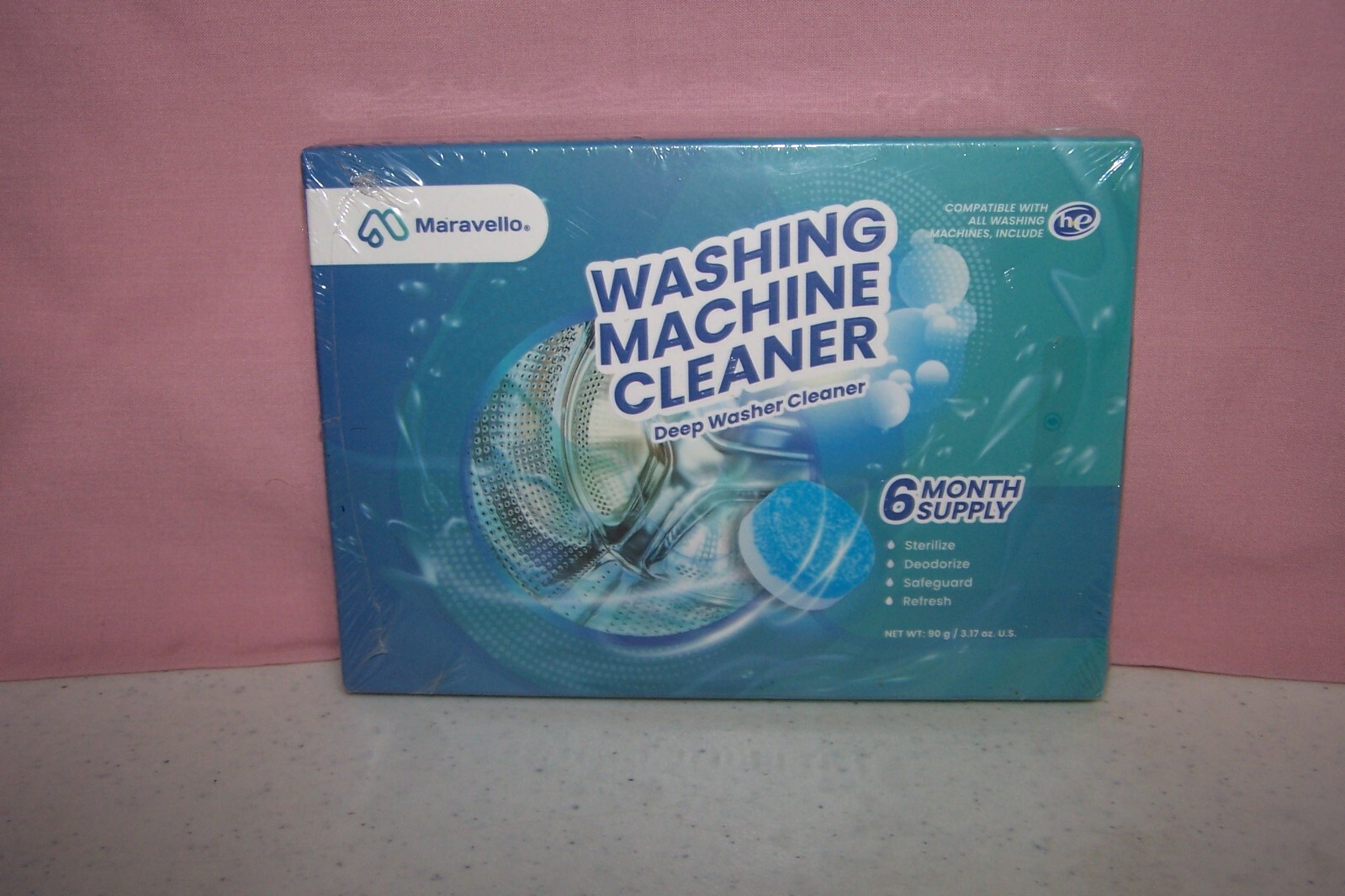 Maravello Washing Machine Cleaner Tablets 6 Count (Pack of 1) NEW