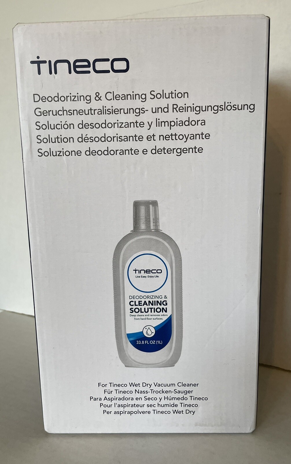 Tineco Deodorizing & Cleaning Solution 33.8 fl oz For Wet Dry Vacuum Sealed Box