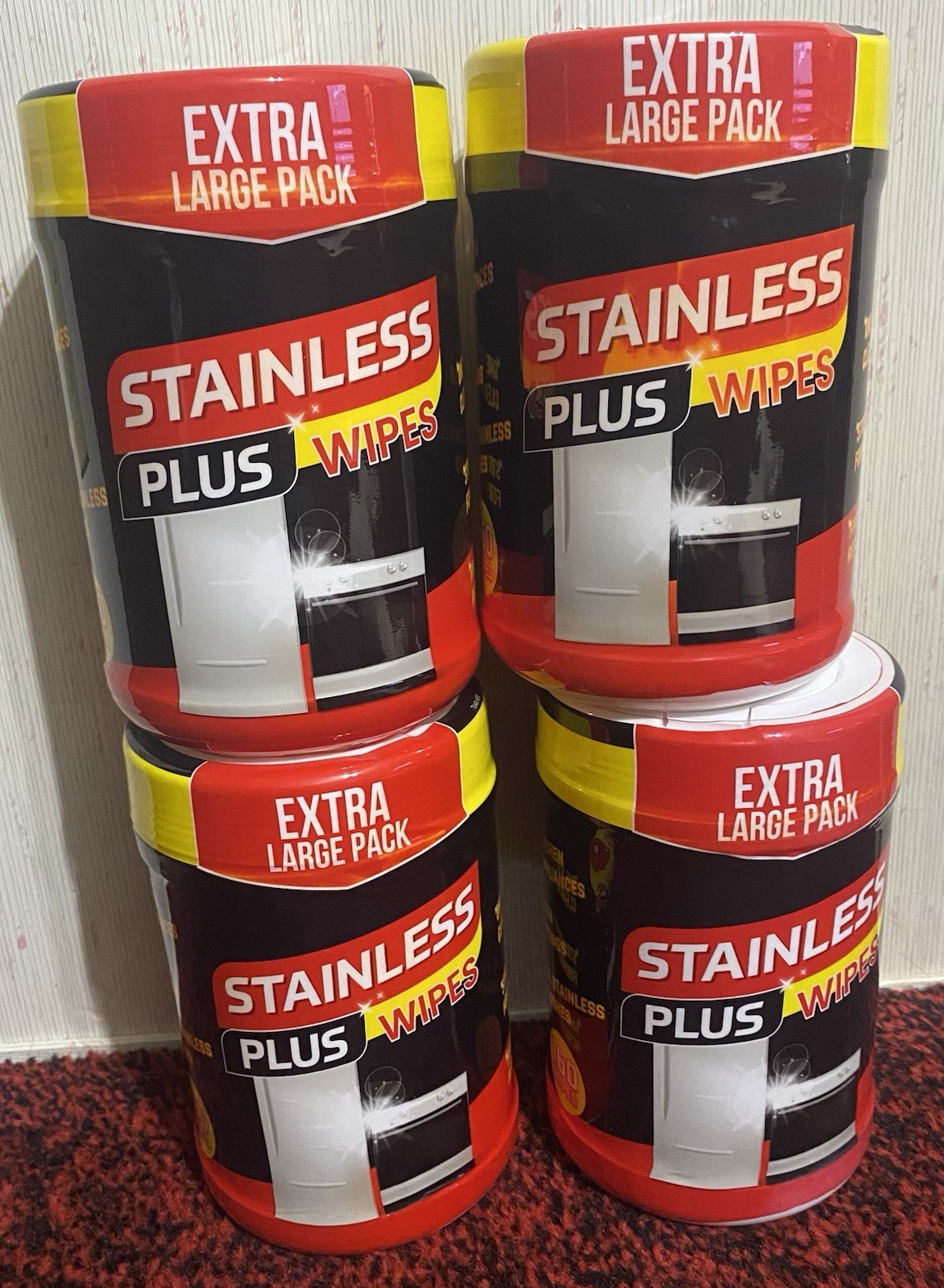 640Pcs.stainless Plus Wipes,kitchen Appliances,bath Fitting,all Stainless Finish