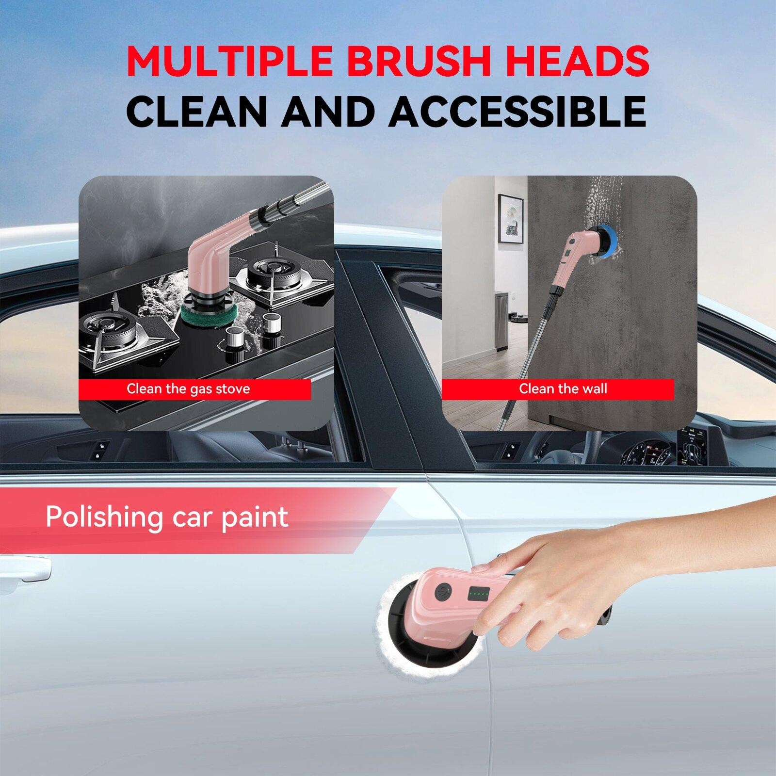 Cordless Electric Spin Scrubber Power Cleaning Brush Bathroom & Shower Cleaner