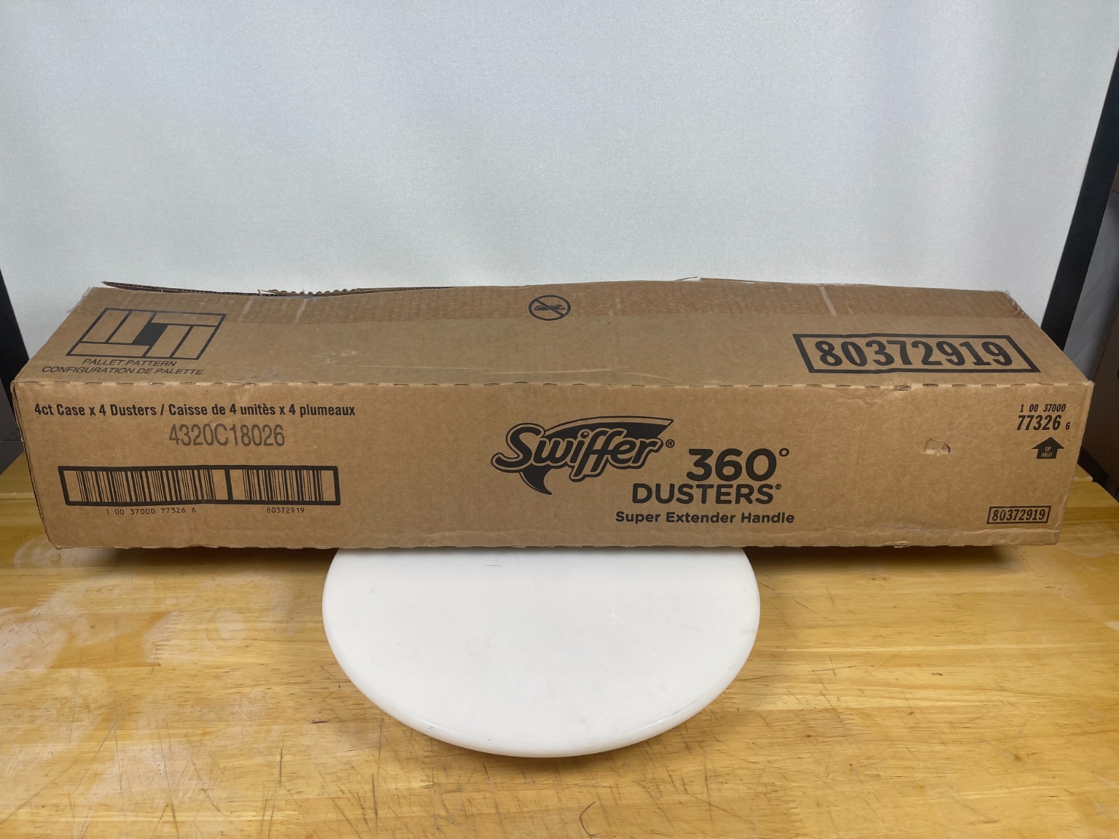 Swiffer 360 Dusters 6FT Extender Handle Kit 4 Heavy Duty Dust Refills