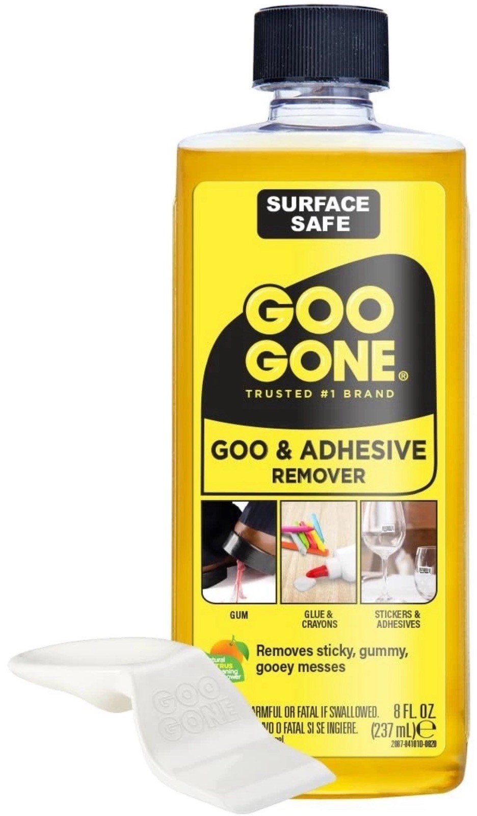 Goo Gone Liquid Adhesive Remover, 8 oz