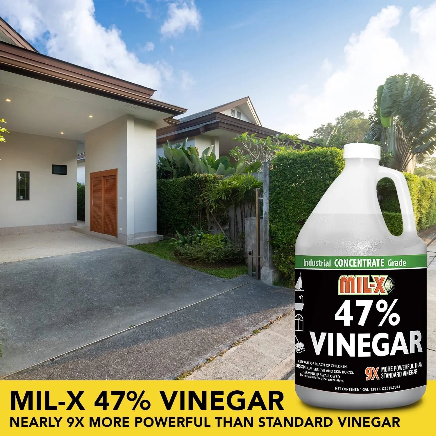 MIL-X 47% Vinegar Industrial Grade Concentrate, Gallon