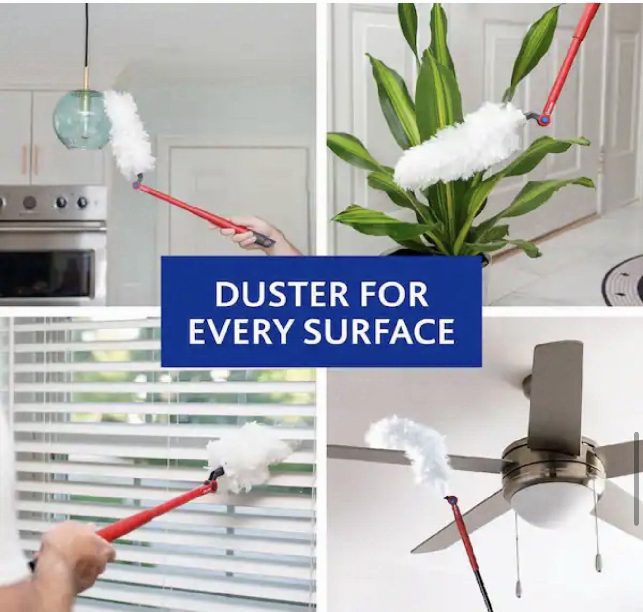 Flex and Catch Heavy Duty Dusting Kit Extendable Handle 3 ft w/ 5 Refills