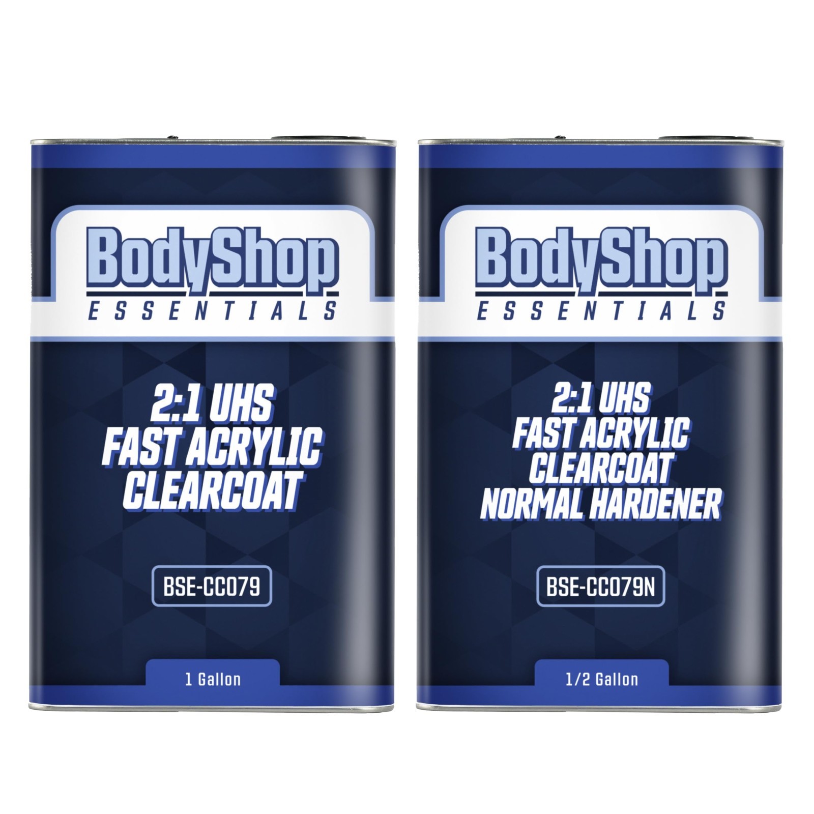 BodyShop Essentials UHS 2:1 Clearcoat System Kit – 1 Gal Clear Coat + 1/2 Gal No