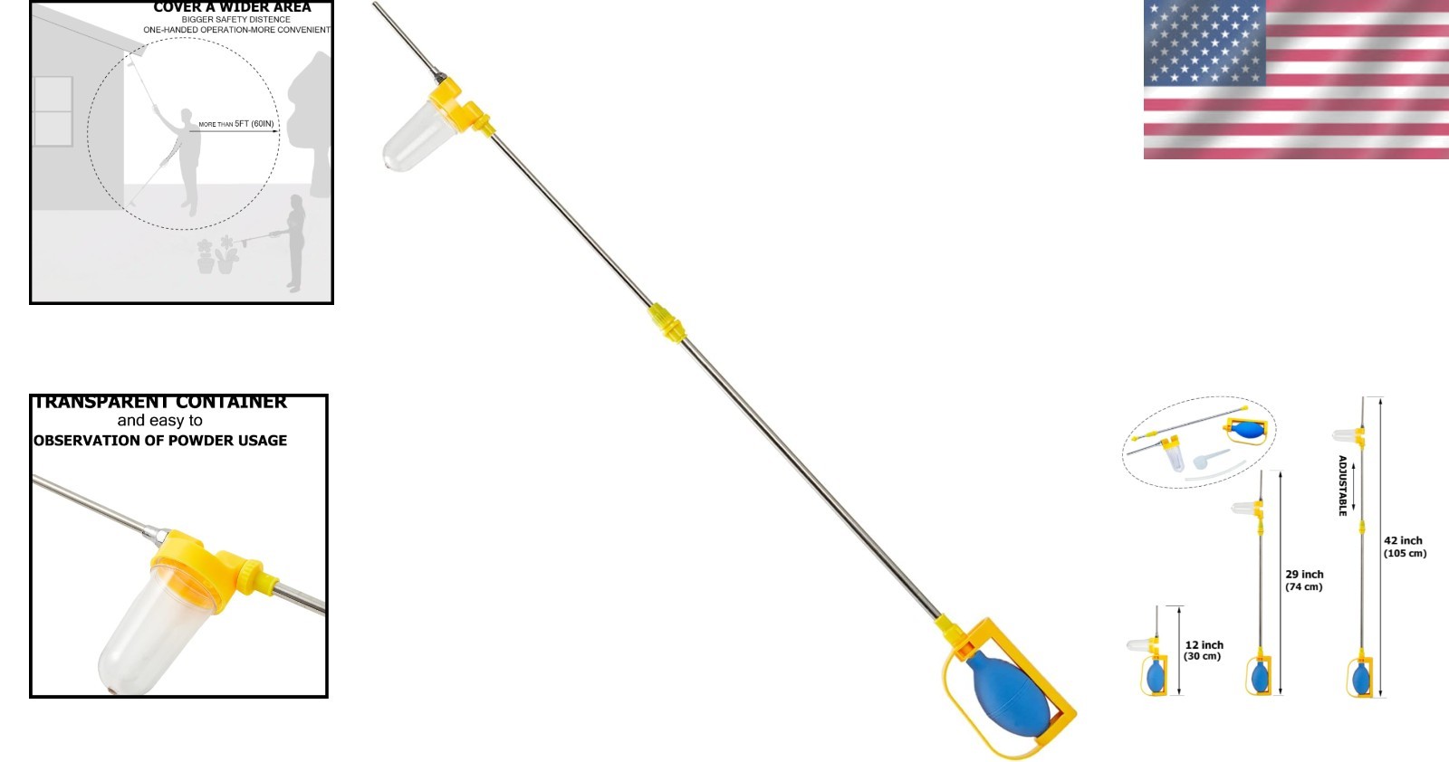 Powder Duster Sprayer for Pest Control