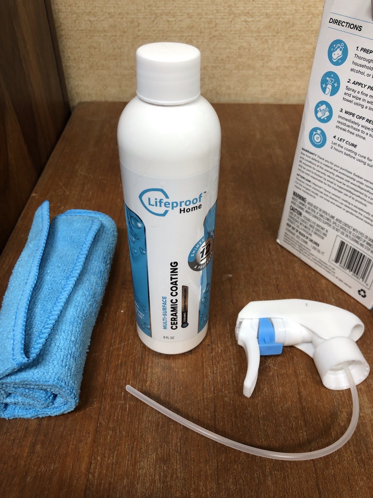 NEW Lifeproof HOME MULTI-SURFACE CERAMIC COATING COMPLETE KIT BOX DAMAGE 8 OZ