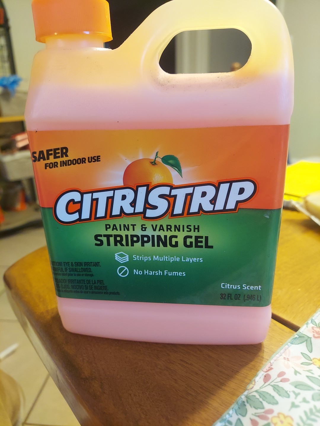 CitriStrip Paint & Varnish Stripping Gel, Citrus Scent, 1 Quart.Best Price