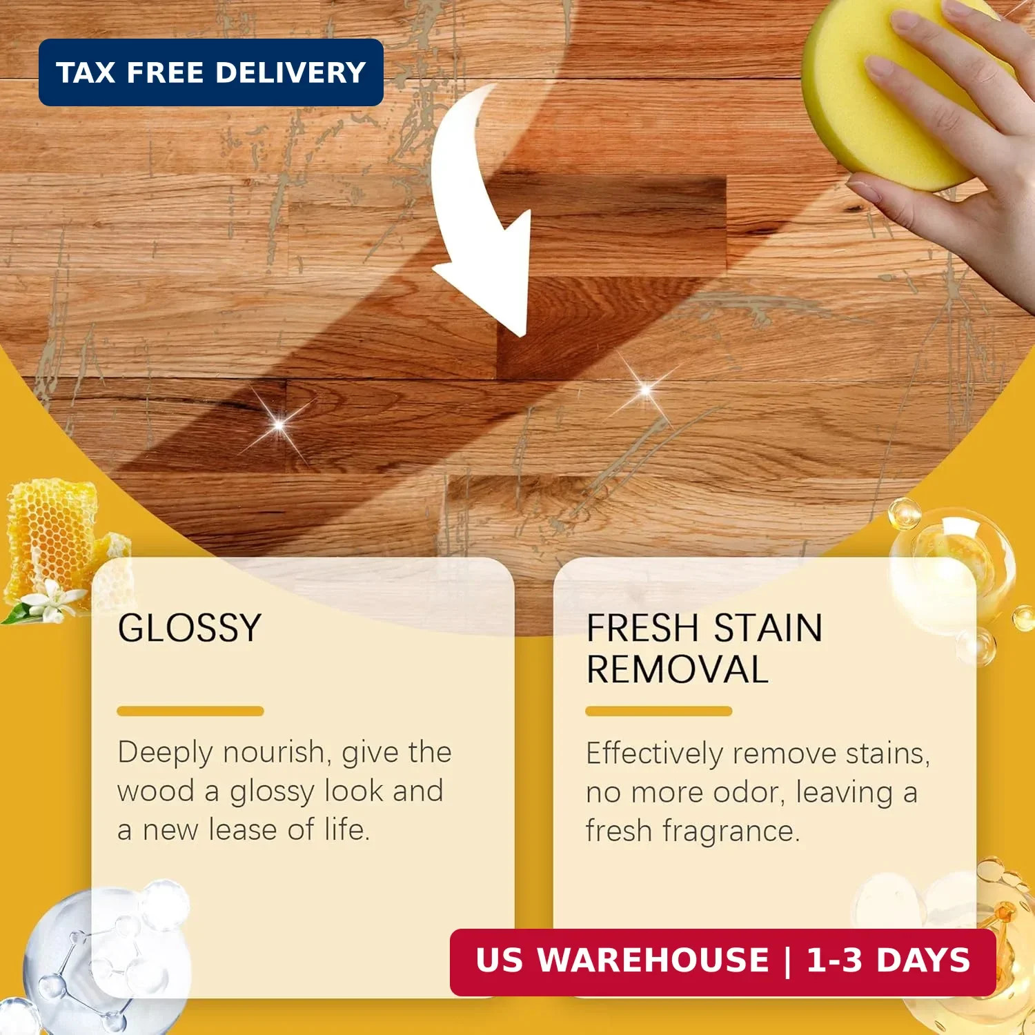 2026 Wood Polishing Beeswax Spray Upgrade Natural Furniture Waterproof Polish an