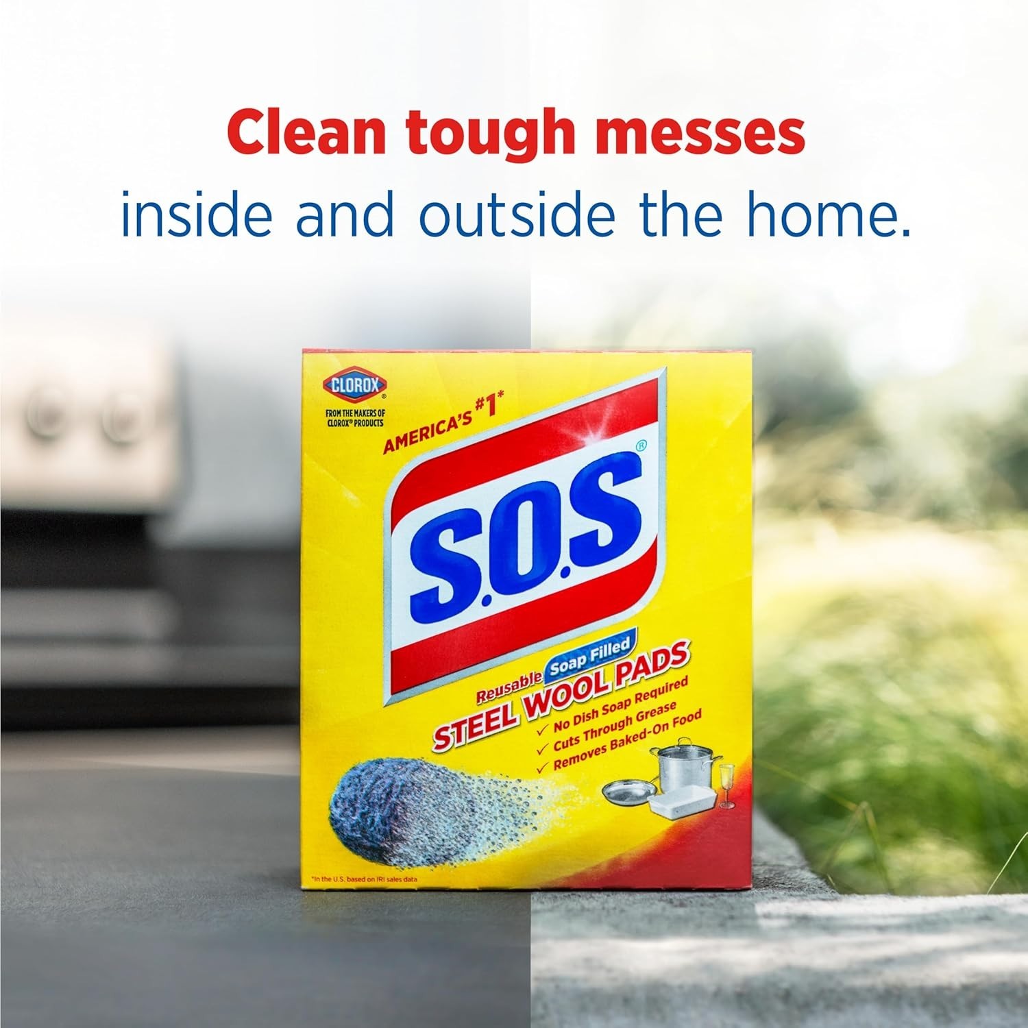 Strong Steel Wool Soap Pads 18 Count – Perfect for Hard-to-Clean Messes