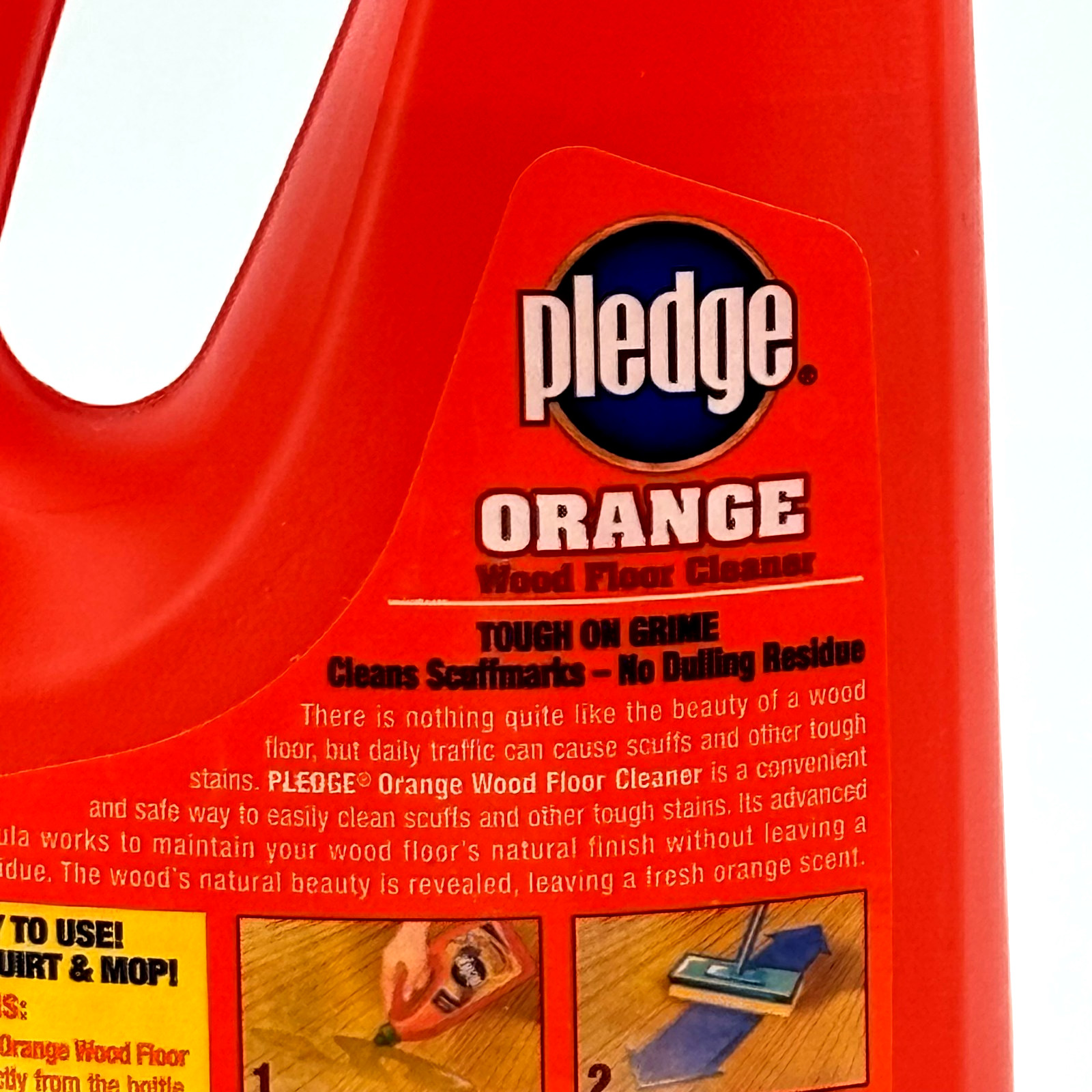 Pledge Citrus Orange Wood Floor Cleaner 32 fl oz New/Retired Product