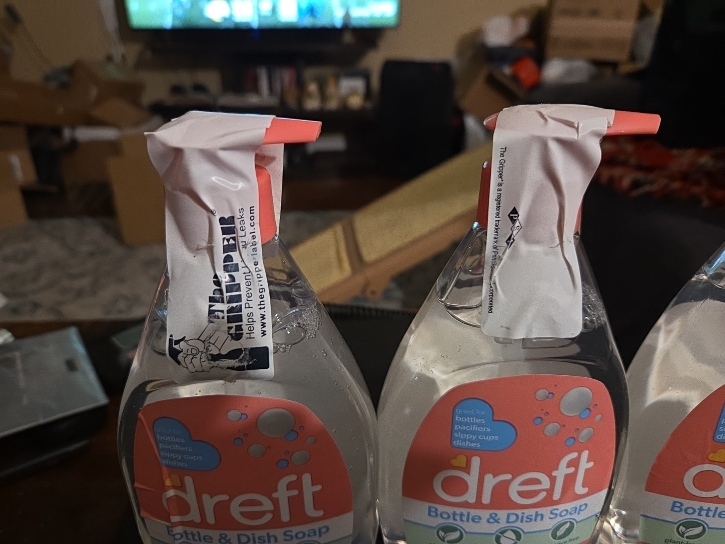 SEALED – (3) Dreft Baby Bottle Dish Soap Fragrance Free Formula – 18 oz. Each
