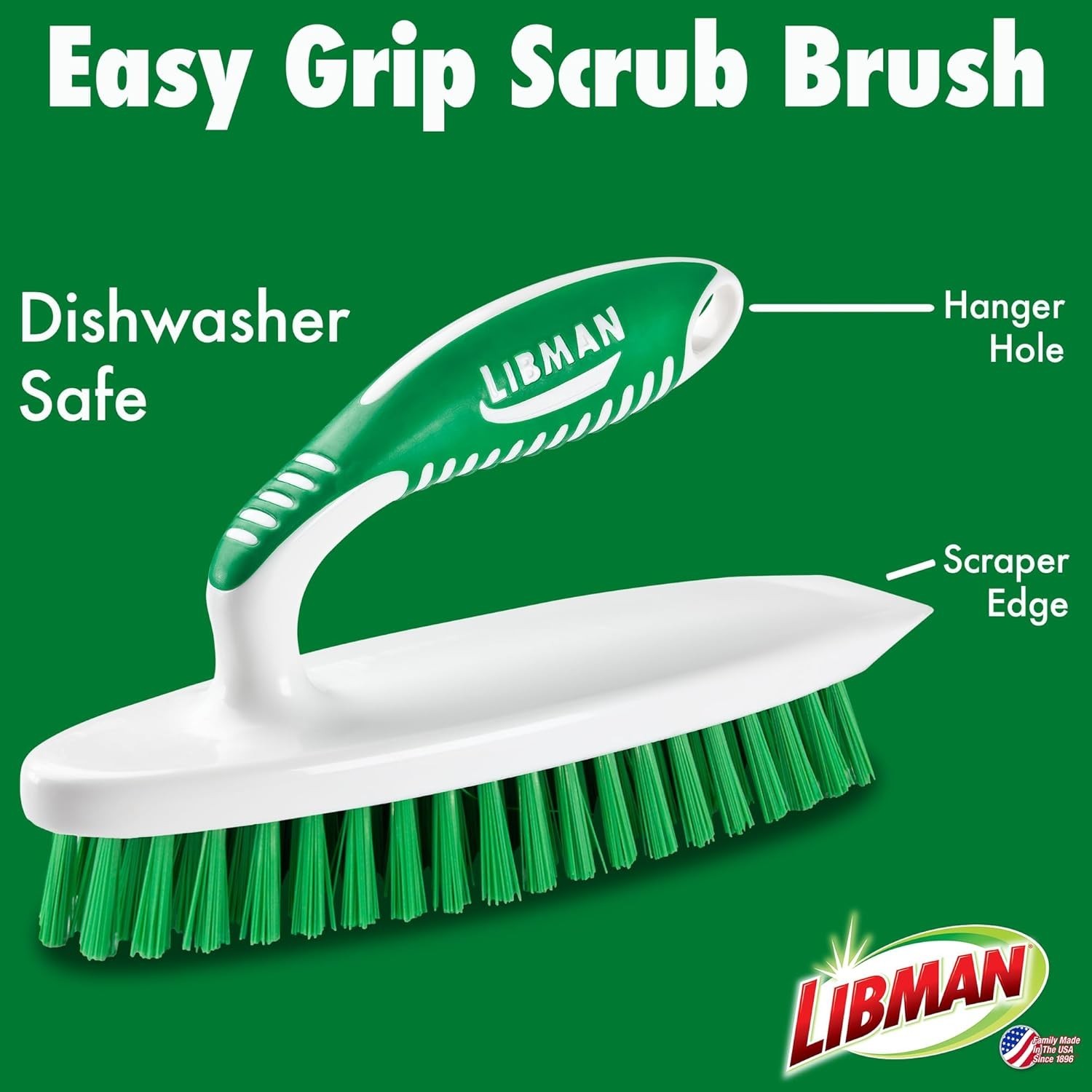 Heavy Duty Scrub Brush Kit – 3 Durable Brushes for Tackle Tough Household Messes