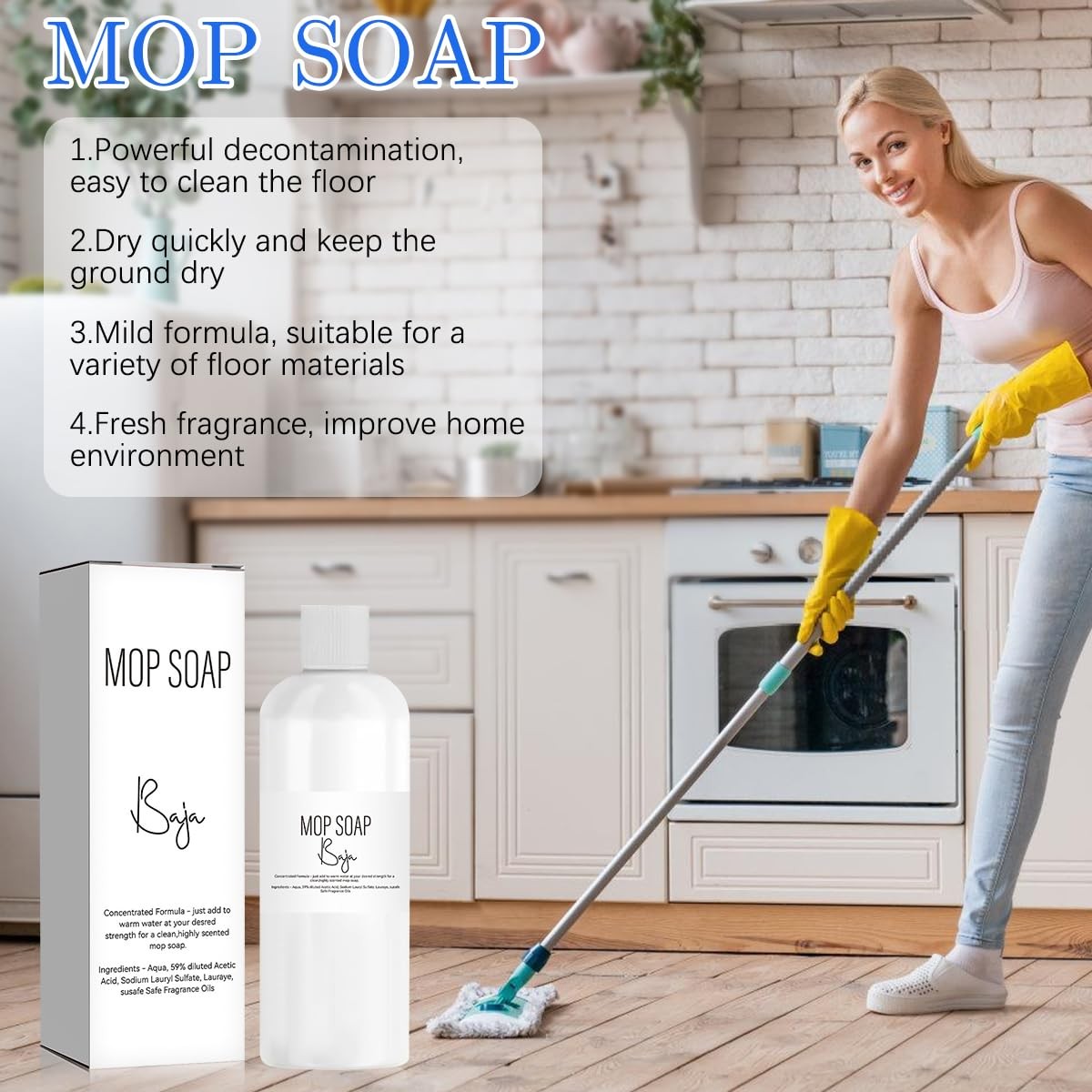 Mop Soap Brazilian Waves, Mop Soap Scented, Luxury Mop Soap, Mop Soap For Flo…