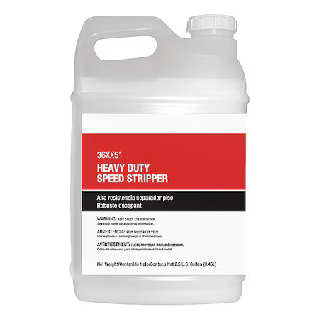 Tough Guy 36Xx51 Heavy Duty Floor Stripper, 2.5Gal., Bottle