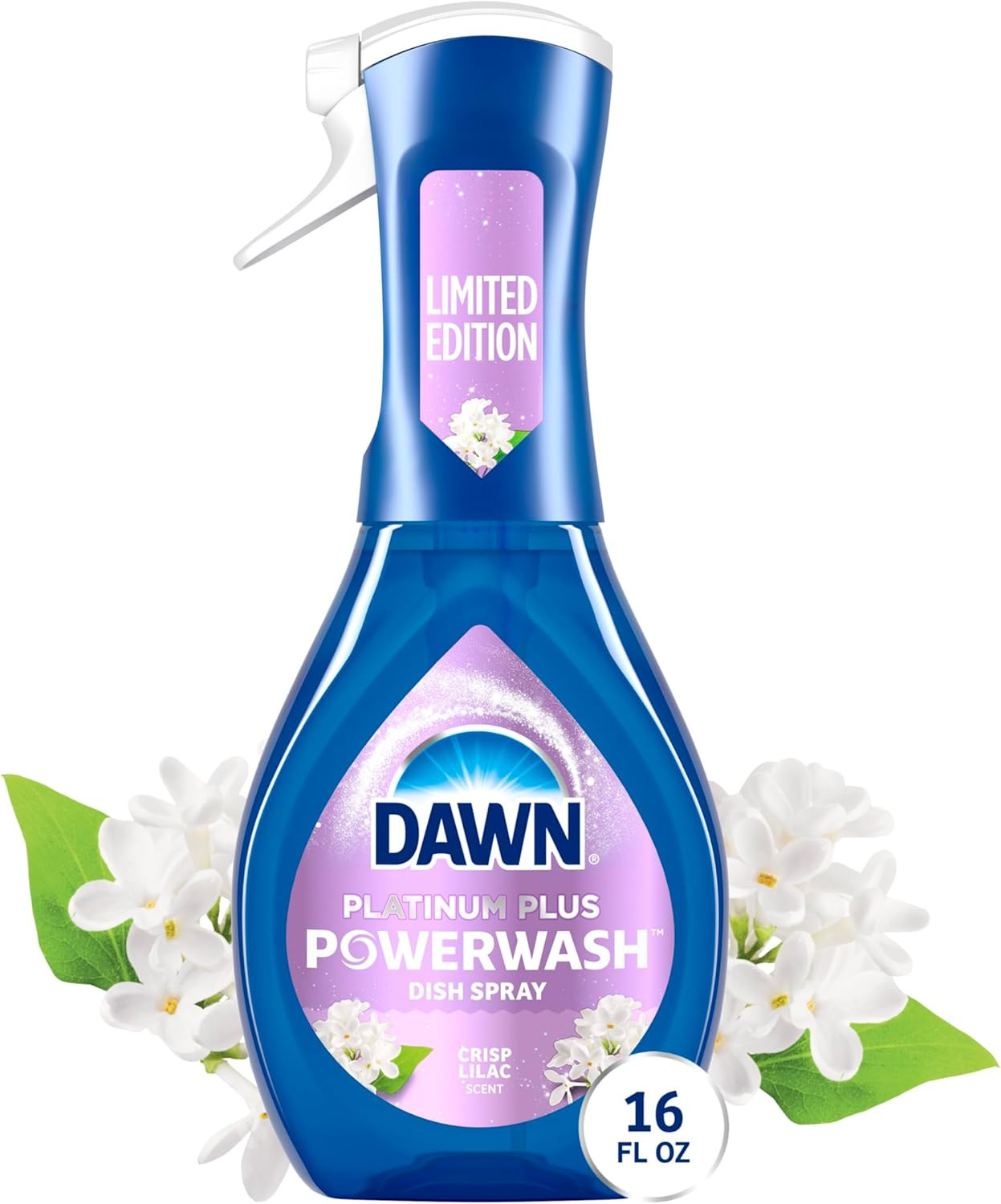 Powerwash Spray, Dish Soap, Dishwashing Liquid, Crisp Lilac, 1 Starter Kit, 16 F
